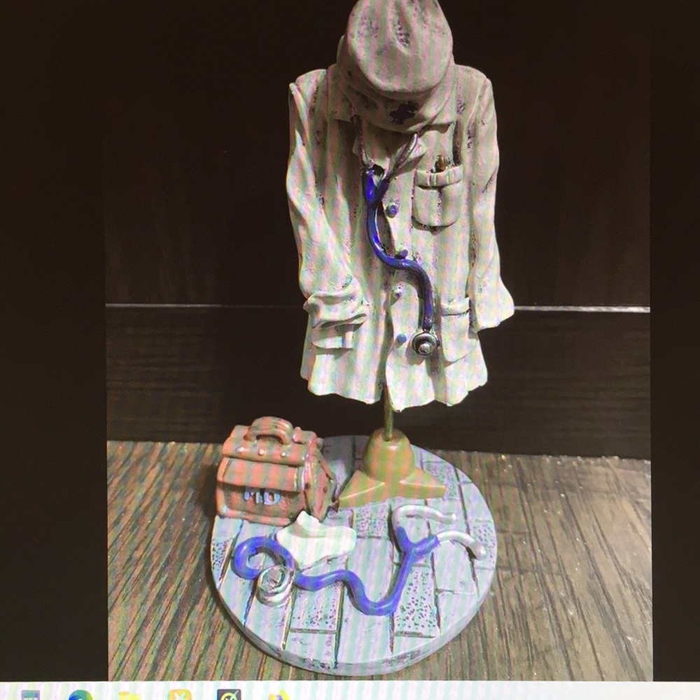 Vintage and rare nurse/doctor uniform outfit figurine